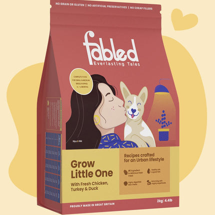 Fabled Complete Food For Small And Medium Breed Pupples (3-12 Months)