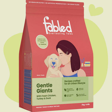 Fabled Gentle Giants Complete food for large breed puppies (3-18 months)