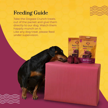 Dogsee Crunch Beetroot: Freeze-Dried Beet Dog Treats
