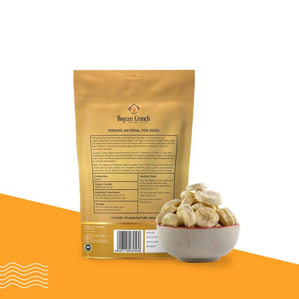 Dogsee Crunch Banana: Freeze-Dried Banana Dog Treats