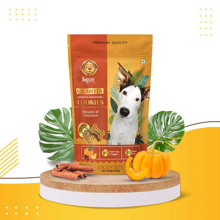 Dogsee Gigabites - Pumpkin and Cinnamon Cookies for Dogs