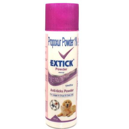 MANKIND Extick Anti Tick,Antifungal Dog Powder 100 gm Deodorizer  (100 g)