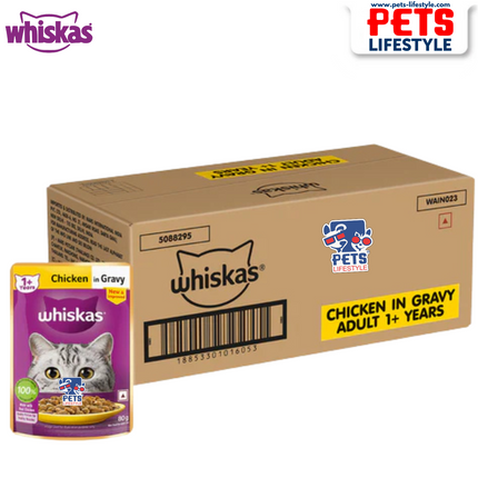 Whiskas Kitten Chicken in Gravy – 85 gm