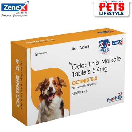 Zenex OCTINIB Oclacitinib Maleate Tablets (5.4mg)