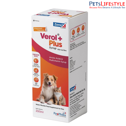 Zenex Verol Plus 200ml bottle packaging with label