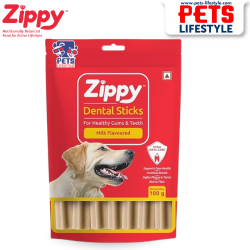 Zippy Dental Stick for Dogs (milk-flavoured)