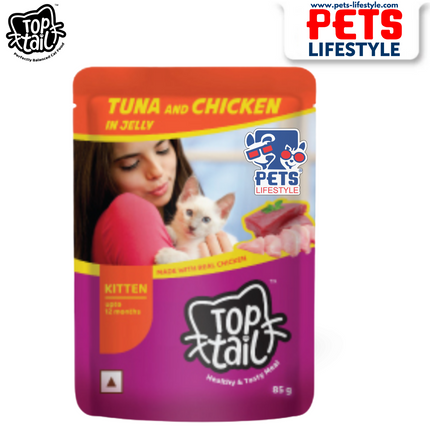 TOP tail Tuna & Chicken in Jelly – Adult Cat (+1 Year)