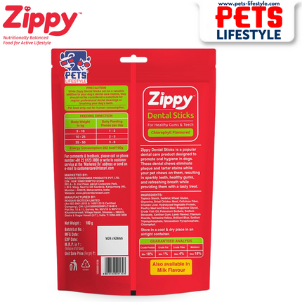 Zippy Dental Stick for Dogs (Chlorophyll flavour)