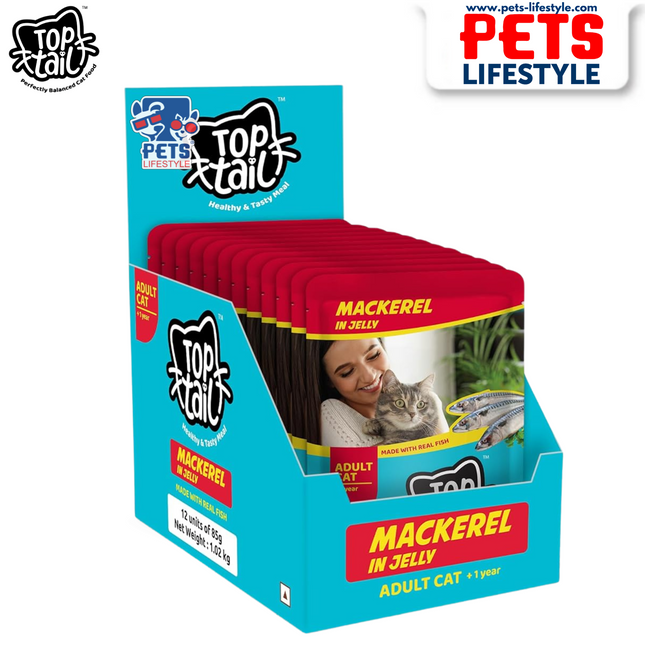 Mackerel in Jelly – Adult Cat Food (+1 Year)