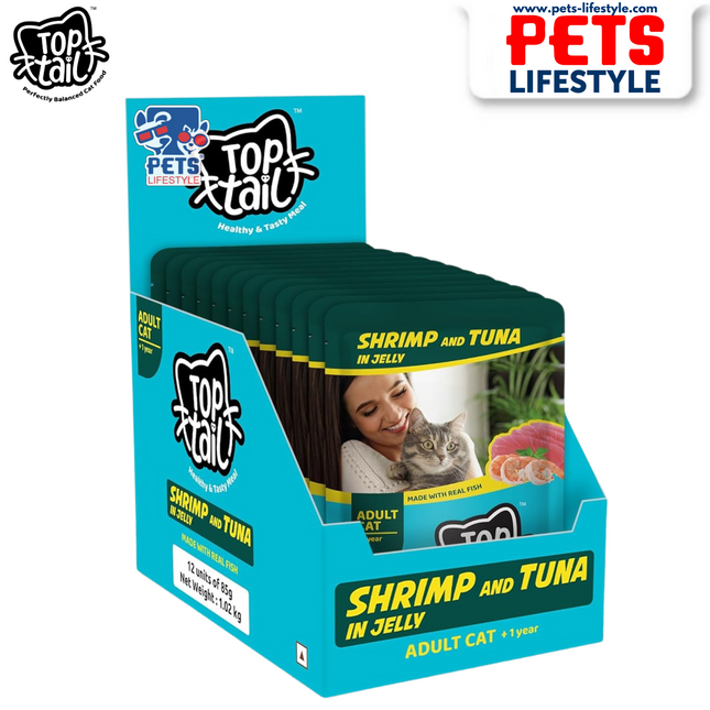 Top Tail – Shrimp & Tuna in Jelly