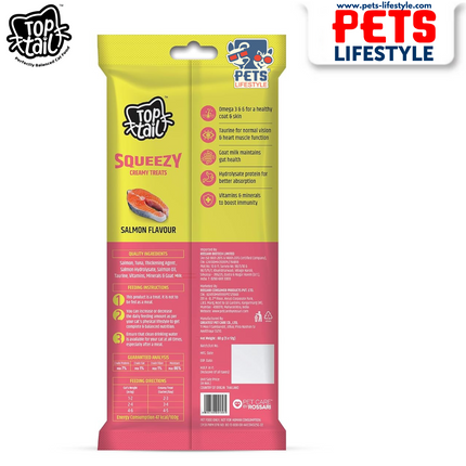 Top Tail Squeezy Creamy Treats – Salmon