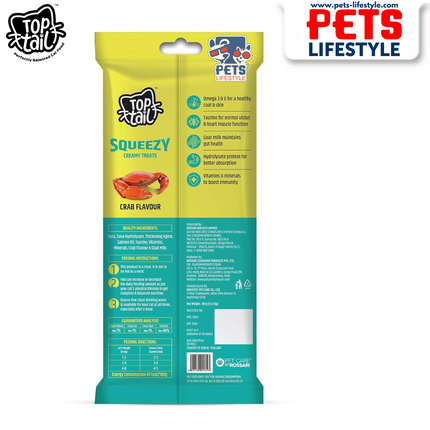 Top Tail Squeezy Creamy Treats – Crab