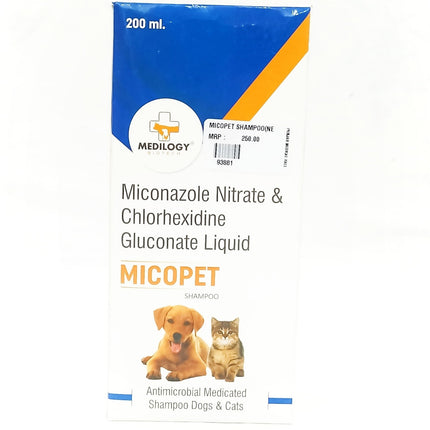 MEDILOGY BIOTECH MICOPET SHAMPOO-200 ml