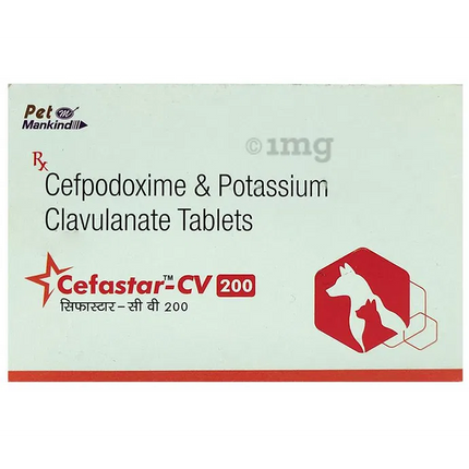 Mankind Cefastar CV 100mg/62.5mg Tablet