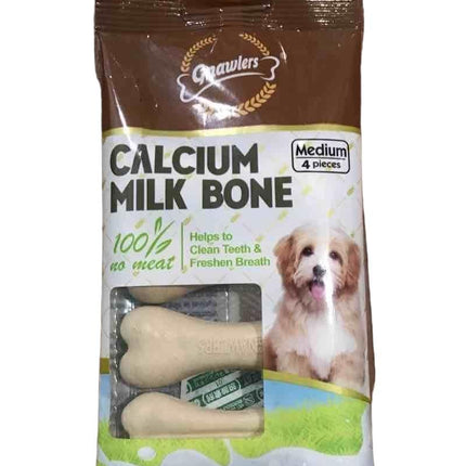 Gnawlers Calcium Milk Bone (4 Pcs)