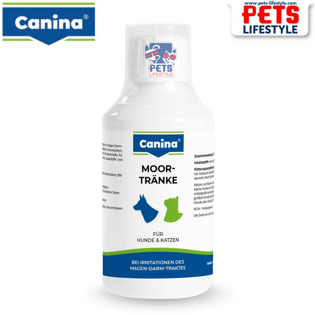 Canina Moor Liquid (Peat Extract) 250 ml – Natural Gut Health Support for Dogs & Cats