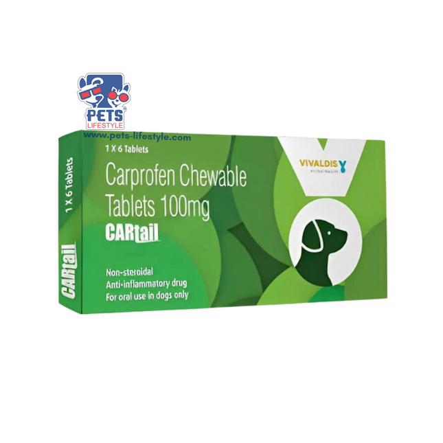 Vivaldis Cartail - Carprofen Chewable Tablets 100mg
