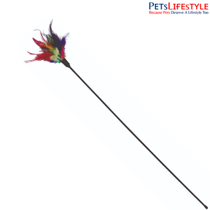 Trixie Playing Rod with Feathers Cat Toy