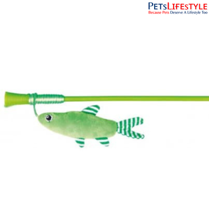 Trixie Playing Rod with Fish Cat Toy