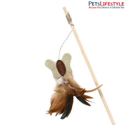 Trixie Playing Rod with Butterfly Cat Toy