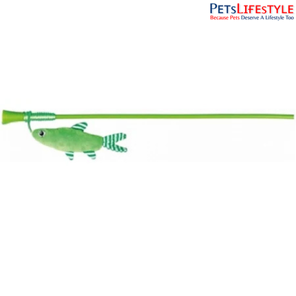 Trixie Playing Rod with Fish Cat Toy