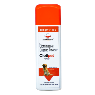 Medilogy Clotipet Powder Clotrimazole Dusting Powder - 100gm