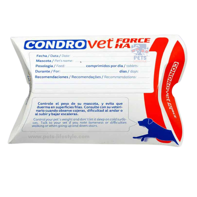Condrovet Force HA – Joint Support Chewable Tablets for Dogs (10 Tablets )