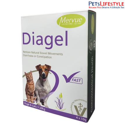 Mervue Diagel Digestive Support Supplement for Dogs & Cats – 10g Sachet