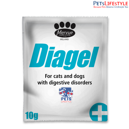 Merveu Diagel | Digestive Health Supplement for Dogs & Cats | Diarrhea & Constipation Support | 4 x 10 g Sachets
