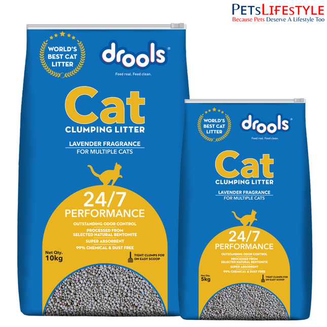 Drools Lavender Scented Clumping Cat Litter
