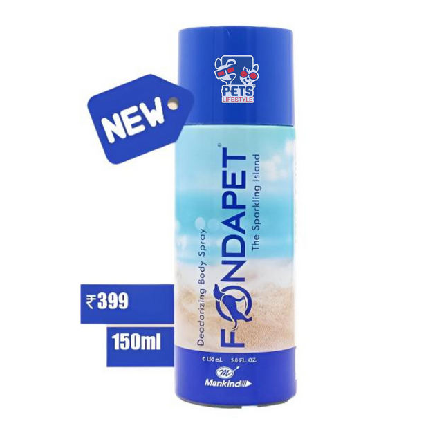 Fondapet Deodorant for Pets – The Sparkling Island (150ml)