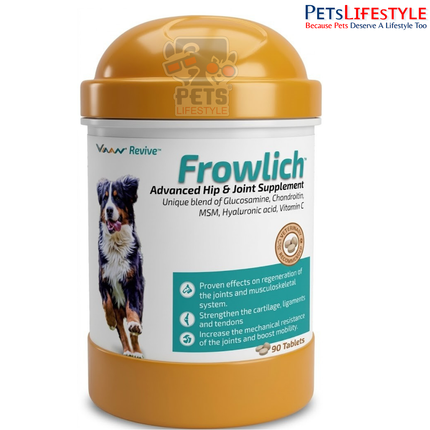Frowlich Advanced Hip and Joint Supplements for Dogs -(40 tabs)