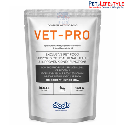 Drools Vet Pro Renal Gravy Food For Dog, 140 Gm