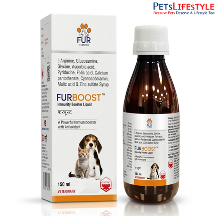 FURBOOST Immunity Booster Liquid for Dogs & Cats – 150ml