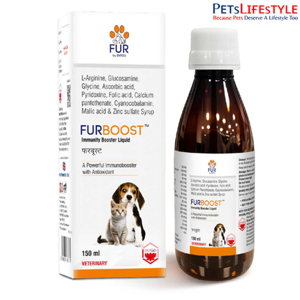 FURBOOST Immunity Booster Liquid for Dogs & Cats – 150ml