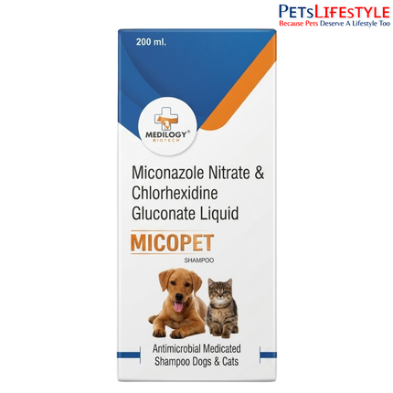 MEDILOGY BIOTECH MICOPET SHAMPOO-200 ml