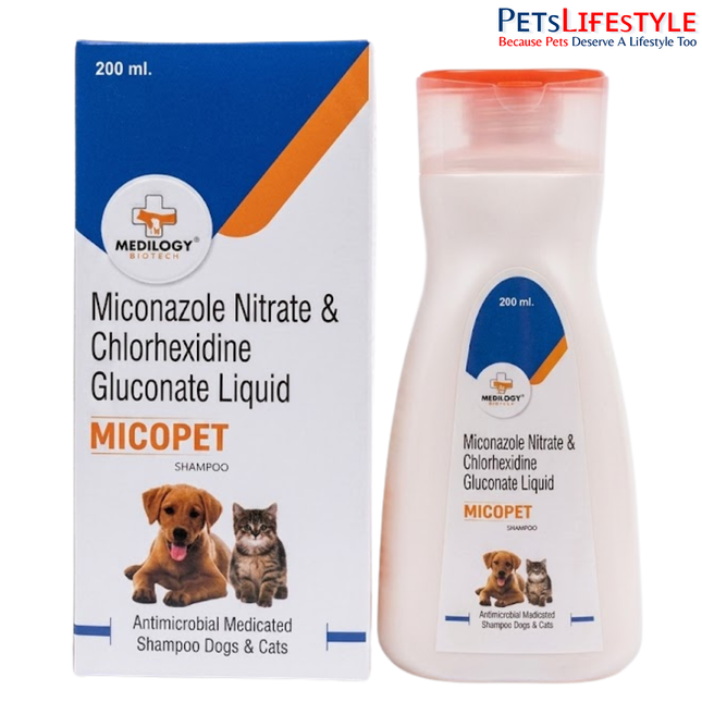 MEDILOGY BIOTECH MICOPET SHAMPOO-200 ml