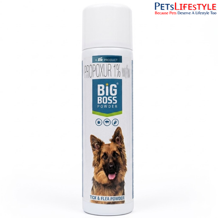 TTK Big Boss Propoxur Tick, Flea & Lice Powder for Dogs & Cats – Advanced Ectoparasite Control Powder
