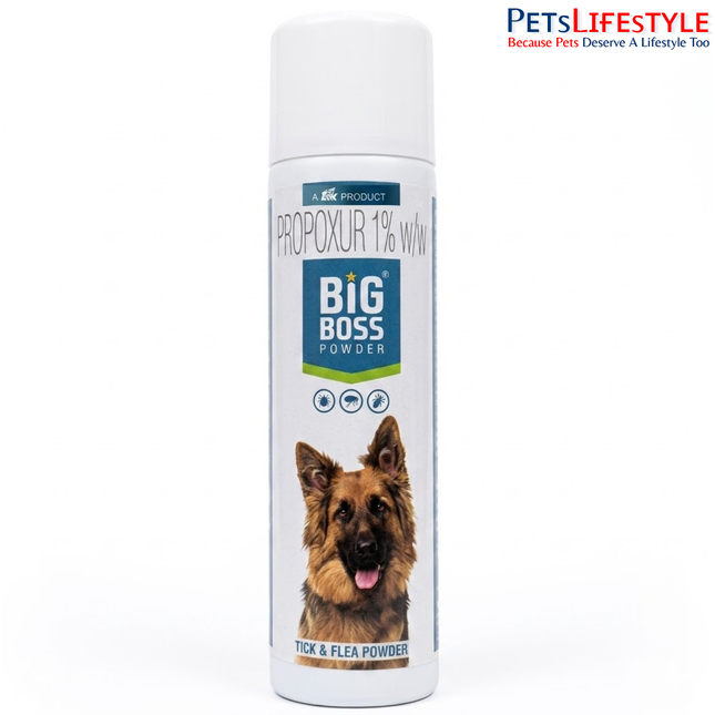TTK Big Boss Propoxur Tick, Flea & Lice Powder for Dogs & Cats – Advanced Ectoparasite Control Powder