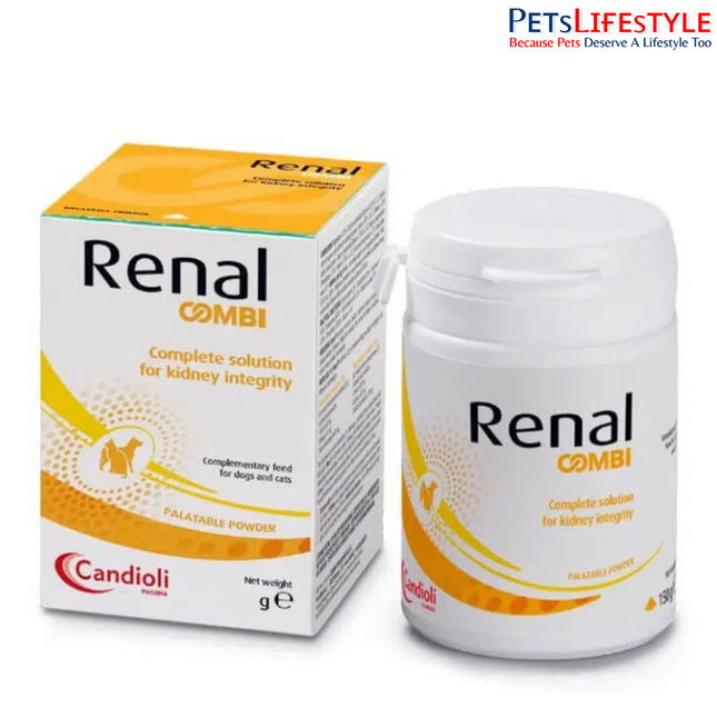 Renal Combi Complete Kidney Support Powder for Dogs & Cats CKD Care & Renal Protection