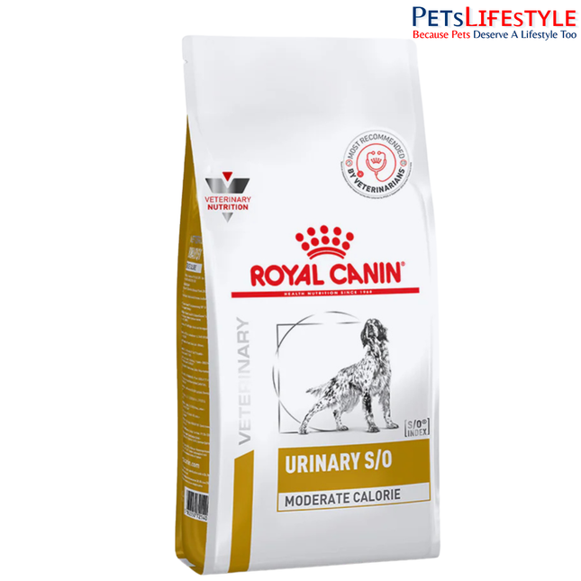 Royal Canin Veterinary Urinary S/O Moderate Calorie Dry Food For Dog 1.5kg