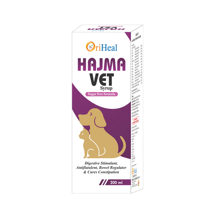 OriHeal lifesciences Hajma Vet Syrup-200ml