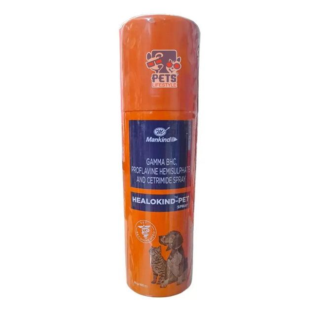 Mankind Healokind Pet Spray Wound Healing & Maggot Protection for Pets (100ml)