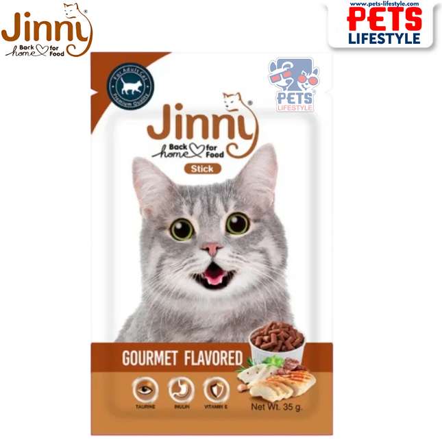 Jinny – Gourmet Flavored Stick Cat Treats (35g)