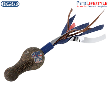 JOYSER Catnip Duoball With Feather Cat Toys – Blue