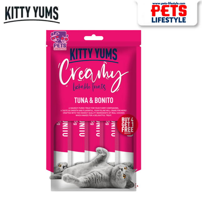 Kitty Yums Tuna & Bonito Creamy Cat Treats