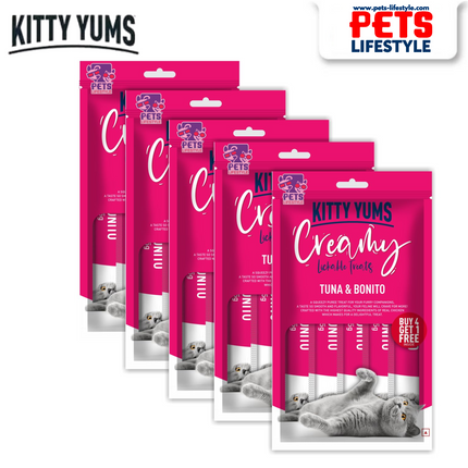 Kitty Yums Tuna & Bonito Creamy Cat Treats