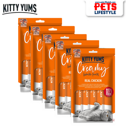 Kitty Yums Real Chicken Creamy Cat Treats