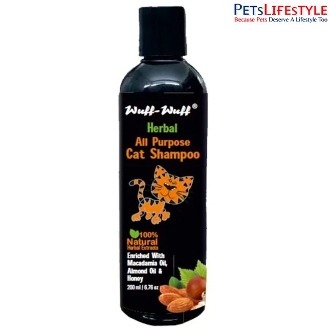 OriHeal Lifesciences Wuff-Wuff Herbal All Purpose Cat Shampoo
