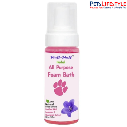 OriHeal Lifesciences Wuff Wuff Herbal Foam Bath 150 ml